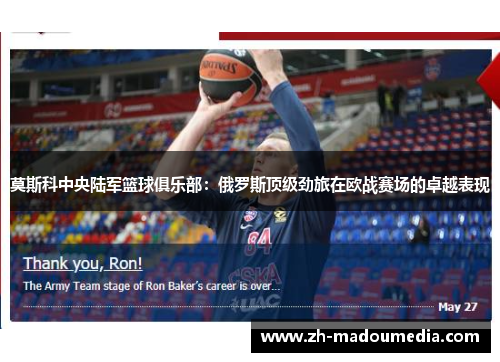 莫斯科中央陆军篮球俱乐部:俄罗斯顶级劲旅在欧战赛场的卓越表现 莫斯科中央陆军篮球俱乐部:俄罗斯顶级劲旅在欧战赛场的卓越表现