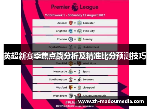 英超新赛季焦点战分析及精准比分预测技巧 英超新赛季焦点战分析及精准比分预测技巧